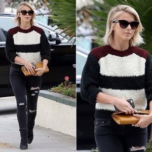 Isabel Marant Owel Colorblock Teddy Knit Pullover